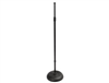 On-Stage MS7201QTR Quarter-Turn Round Base Mic Stand, black
