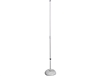 On-Stage MS7201W Round Base Mic Stand, White