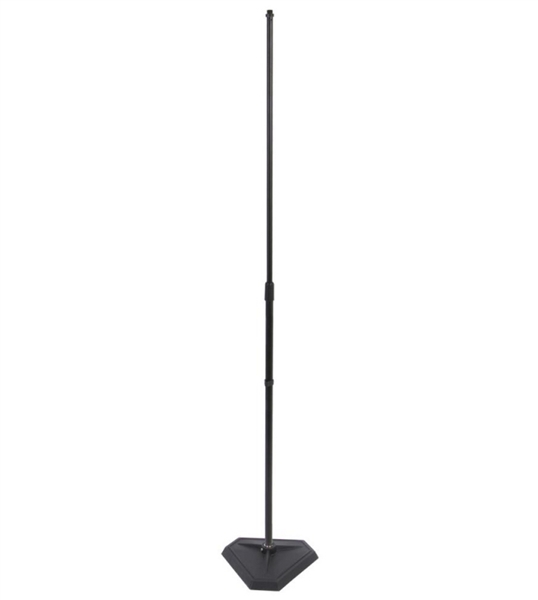 On-Stage MS7625B Hex-Base Quarter-Turn Threadless Mic Stand (Black)