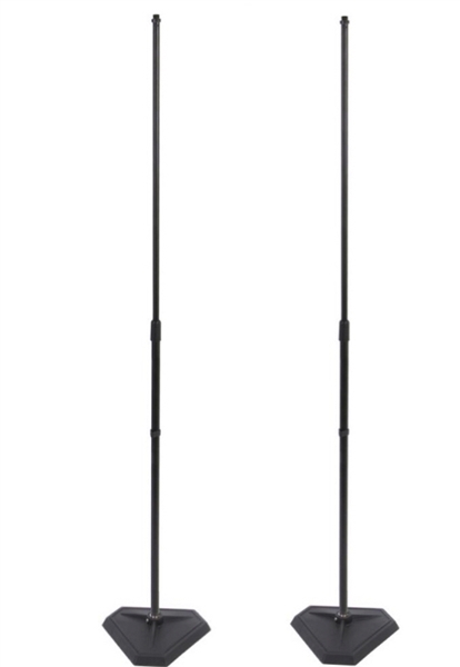 On-Stage MS7625B Hex-Base Quarter-Turn Threadless Mic Stand (Black)