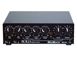 Rolls MX153 Mix Mate 1/2 Rack Mic / Source Mixer