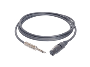 Hosa MXP-020 24 AWG Mic Cable - w/ Neutrik XLR female to 1/4-inch Phone - 20 ft.