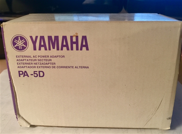 YAMAHA  PA5D External Power supply for Energy Efficient Power Adapter for PSRK1, EZ30, DGX Series, DJX Series, AND CME KEYBOARDSCME Keyboards