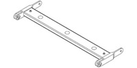 QSC PB3082-WH, Pull Back Bar Designed for use w/ WL3082 and WL212 sw Line Array System,  WHITE