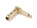 Hosa PRG-370AU BULK - Right Angle 1/4-inch TS Male Connector - Gold plated - without retail packaging
