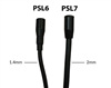 Provider Series-PSL7B-SHUR Heavy Duty Omni Lavalier, Black w/ Shure TA4F connector