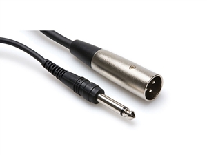 Hosa PXM-115 XLR (M) - Molded 1/4-inch TS - 15 ft.