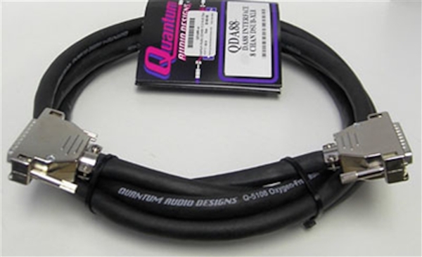 Quantum Audio QDA88-05 DB25 pin male to DB25 pin male 8-Channel Analog Snake Cable 5 Ft.