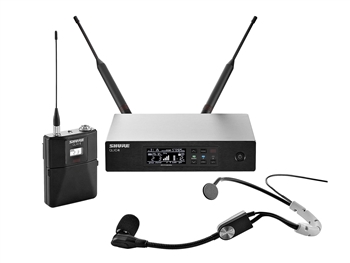 Shure QLXD14/SM35 J50 Band (572.175 - 635.900 MHz) QLX-D Headworn Microphone System