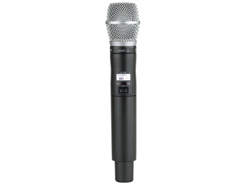 Shure QLXD2/SM86 G50 Band (470.125 - 533.925 MHz) Handheld Transmitter with SM86 Microphone