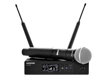 Shure QLXD24/SM58 J50 Band (572.175 - 635.900 MHz) SM58 Vocal System