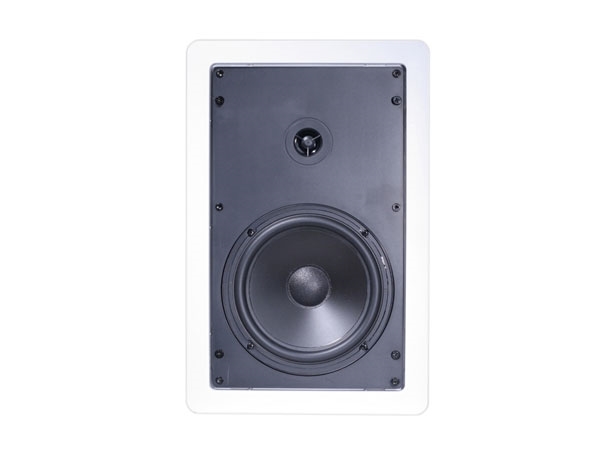 Klipsch R-1650-W White 2-way system using one 1" polymer dome, liquid-cooled tweeter and one 6.5" poly woofer