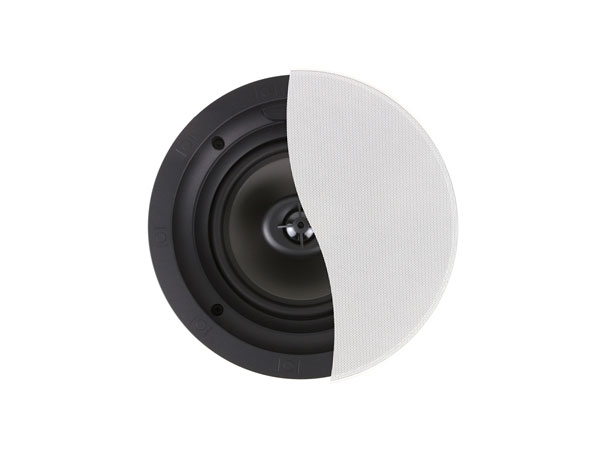 Klipsch R-2650-C II White 2 way system using one 1" silk dome tweeter and one 6.5" woofer