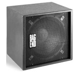 Bag End S18E-I Black Painted Single 18 Installation Enclosure
