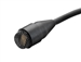 DPA SC4060-B03K, d:screet Omni Miniature Microphone, High Sens, w/clip, windscreen hardwired 3 Pin Lemo, Black
