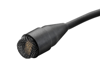 DPA SC4060-B03K, d:screet Omni Miniature Microphone, High Sens, w/clip, windscreen hardwired 3 Pin Lemo, Black