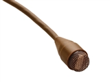 DPA SC4060-C03K, d:screet Omni Miniature Microphone, High Sens, w/clip, windscreen hardwired 3 Pin Lemo, Brown