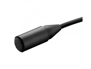 DPA SC4071-B56K, d:screet Omni Miniature Microphone, STD Sens, Omni w/ Pres. Boost w/clip, windscreen hardwired TA5F, Black
