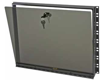Middle Atlantic SECL-8 - 8 Space (14") Hinged Smoked Plexi Security Cover