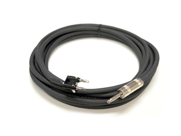 Whirlwind SK303G16 - Cable - Speaker, 1/4" male to dual banana, 3', 16 AWG