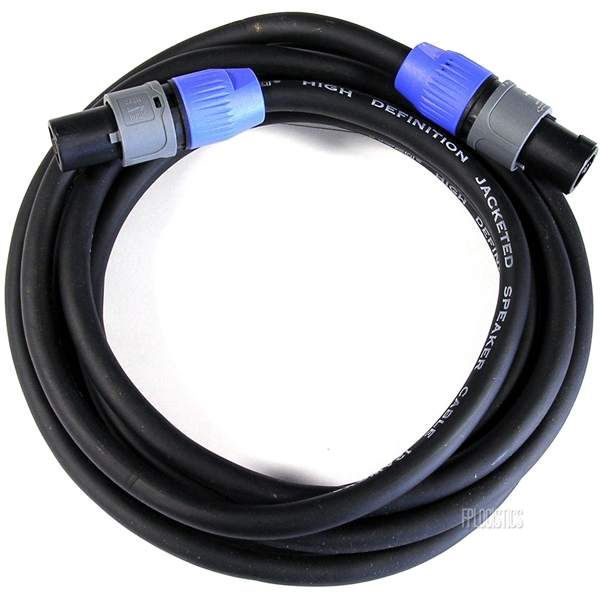 Hosa SKT-230 Speaker Cable - 12 AWG x 2 - Speakon NL2 to Speakon NL2 - 30 ft.