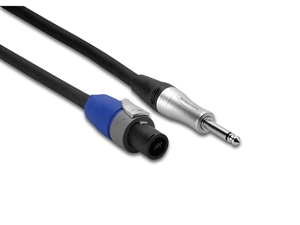 Hosa SKT-205Q Speaker Cable - 12 AWG x 2 - Speakon NL2 to Jumbo 1/4-inch Phone - 5 ft.