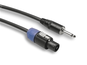 SKT-425Q Pro Speaker Cable, REAN Loudspeaker to 1/4 in TS, 25 ft, Hosa