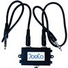 JoeCo TC-SPLIT Adapter box feeds timecode to 2 BlackBoxes front single 1/4â€ source (keyboard not included)