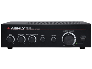 Ashly TM-335 - 35-Watt 3-Input Mixer/Amp