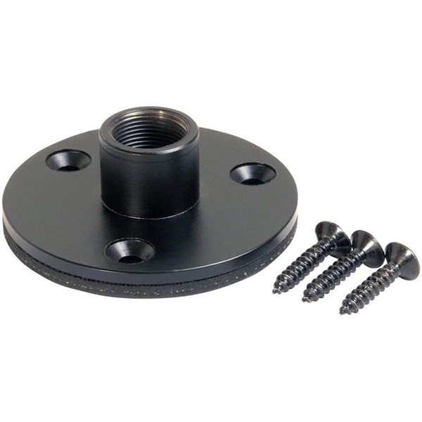 On-Stage UM5006 Flange Mount, female threads Black