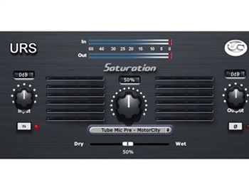 URS Saturation Plug-in for RTAS AU and VST Mac OSX (Download Version)
