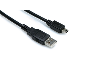 USB-203AM High Speed USB Cable, Type A to Mini B, 3 ft, Hosa
