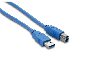 USB-310AB SuperSpeed USB 3.0 Cable, Type A to Type B, 10 ft, Hosa