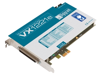 Digigram VX1221e, 1 AES/EBU in 6 AES/EBU outs, PCIe Sound Card