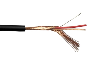 Mogami W3080 - 656 Ft. 2 Conductor 110ohm AES/EBU Digital Audio Cable, BLACK