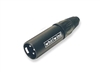 Whirlwind WI3M-BK - XLR Male Inline Connector, black w/ black strain relief, gold contacts