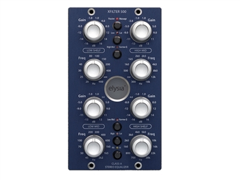 Elysia xfilter 500 - Linked stereo 500 Series EQ