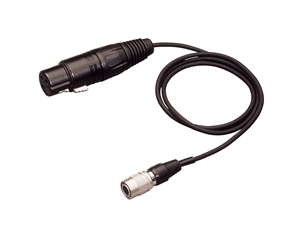 Audio-Technica XLRW - Microphone input cable, 29.5" long with locking 4-pin HRS-type connector