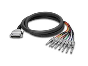 Zaolla ZDP-803 Analog 8-Channel Snake Cable - DB25 to 1/4" TRS, 3 Ft.