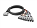 Zaolla ZDX-803M Analog 8-Channel Snake Cable - DB25 to 8 XLRM, 3 Ft.