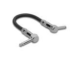 Zaolla ZGT-001.5RR Guitar Patch Cable, Right-angle 1/4" TS to same, 18in