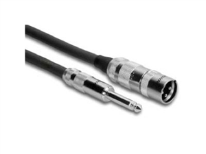 Zaolla ZPX-120M XLRM to 1/4" TS Cable, 20 Ft