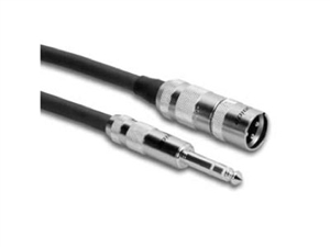 Zaolla ZSX-120M XLRM to 1/4" TRS Cable, 20 Ft.