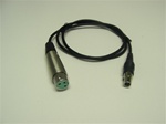 AKG 3pin mini XLR Female to XLR Female 3ft (unbalanced wire)