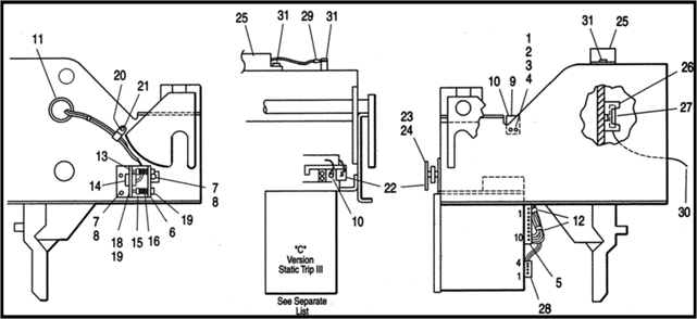 15-172-099-004 or 15172099004 Terminal (Item #29) For RL Low Voltage Circuit Breaker