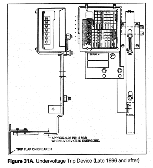 18-474-540-504 or 18474540504 Undervoltage Trip Device For RL Low Voltage Circuit Breaker