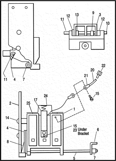 18-657-961-278 or 18657961278 Spring (Item # 9) For RL Low Voltage Circuit Breaker