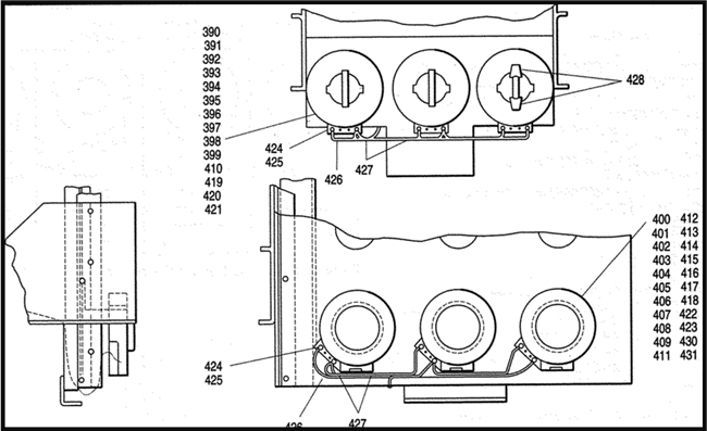 61-300-053-511 or 61300053511 Trip  Transformer-1600A (Item # 401) For RL Low Voltage Circuit Breaker by Voyten Electric