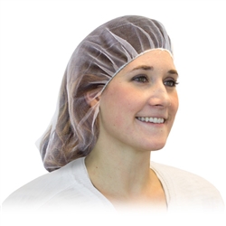 24" White Heavyweight Hairnets