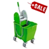 PRO/CARE Lime Green Divided Mop Bucket